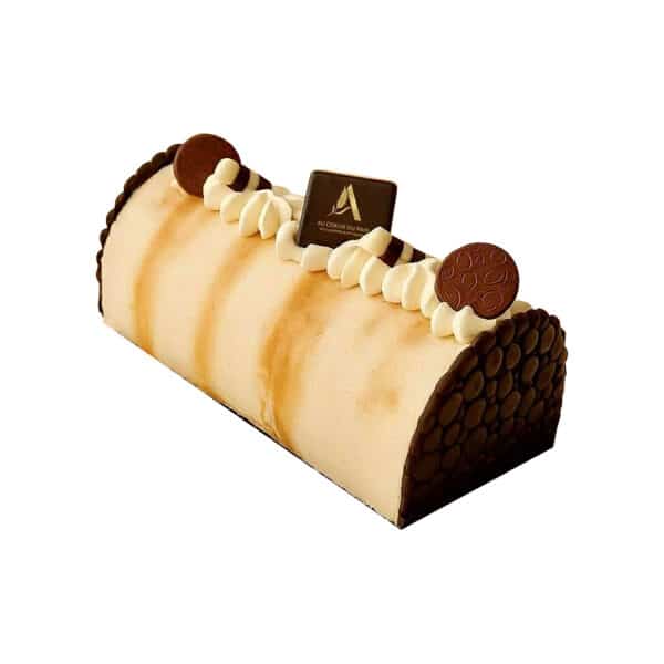 Bûche – Caramel Choco-croquant